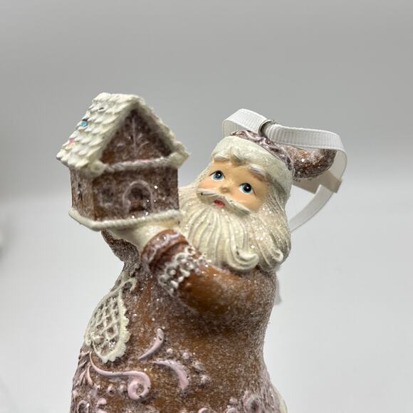Set Santa & Mrs Claus Gingerbread Christmas Ornaments Bakery Sweet Shop NEW - Picture 7 of 10